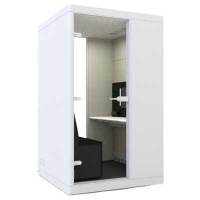 Calma 2 Work Booth in Grey
