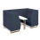 Encore2 Four Seater Meeting Pod with Wooden Frame - ENC-POD04-WF