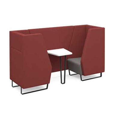Encore2 Two Seater Meeting Pod with Metal Frame - ENC-POD02-MF