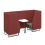 Encore2 Two Seater Meeting Pod with Metal Frame - ENC-POD02-MF