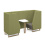 Encore2 Two Seater Meeting Pod with Wooden Frame - ENC-POD02-WF