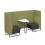 Encore2 Two Seater Open Meeting Pod with Metal Frame - ENCOP-POD02-MF