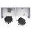 Dainty 2 Person Side by Side Corral 1400h DA2-14SS overhead view