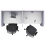 Dainty 2 Person Side by Side Corral 1600h DA2-16SS overhead view
