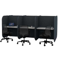 Dainty 6 Person Back to Back Work Corral 1600h-DA3-16DS