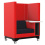 Element Move High Back Chair with castors and storage EM5-M right view