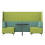 Oban Social 2 Seat High Back Open End Booth with Table OB-SL-C7 front view
