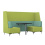 Oban Social 2 Seat High Back Open End Booth with Table OB-SL-C7 right view