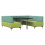 Oban Social 6 Seat Low Back Booth with Table OB-SL-C6 right view