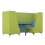 Oban Social 2 Seat High Back Enclosed Booth with Table OB-SL-C10 right view