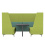 Oban Social 4 Seat High Back Enclosed Booth with Table OB-SL-C11 front view