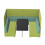 Oban Social 4 Seat High Back Open End Booth Table OB-SL-C8 top view