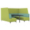 Oban Social 6 Seat High Back Open End Booth Table OB-SL-C9 right view