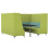 Oban Social 6 Seat High Back Enclosed Booth with Table OB-SL-C12 right view
