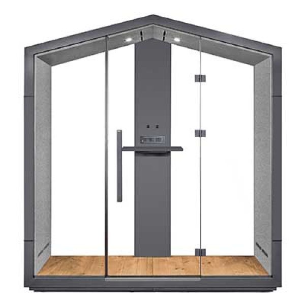 2 Person Treehouse Booth with Glass Back