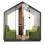 4 Person Treehouse with 2 sofas and upholstered external panels and glass front and back - TH4G2 door open