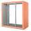 Silen 2 Person Acoustic Office Work Pod in Orange - S2