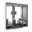 HushFree Access M Acoustic Meeting Pod right view