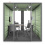 HushFree Large Meeting Pod with Green interior front view
