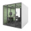 HushFree Large Meeting Pod with Green interior left view